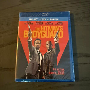 The Hitman's Bodyguard Blu-ray + DVD + Digital Blue Red_